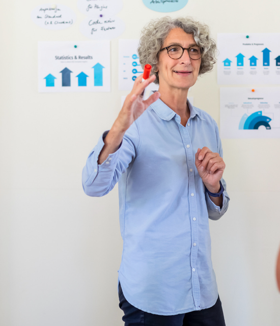 Ania Hentz bei der Strategieberatung